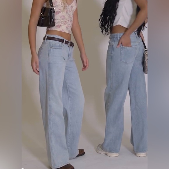 NWT PacSun Casey Low Rise Baggy Jeans In Light Indigo Wash. Size 27. - Picture 4 of 10